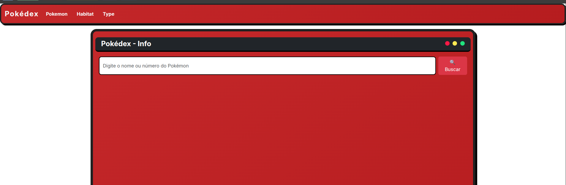 Pokédex screenshot 1